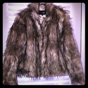 Brand new faux fur coat
